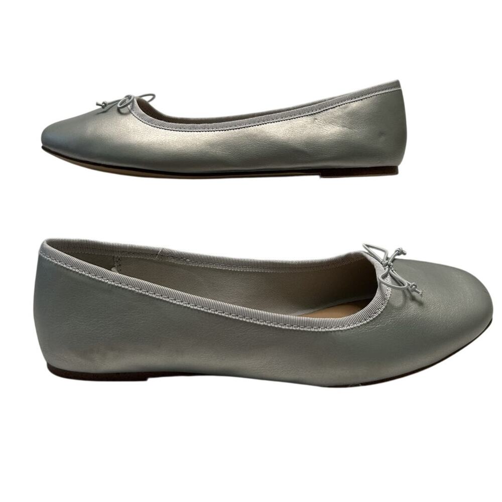 NWT a. new day Jackie Silver Memory Foam Classic Slip On Ballet Flats-Size 8* - Picture 5 of 10